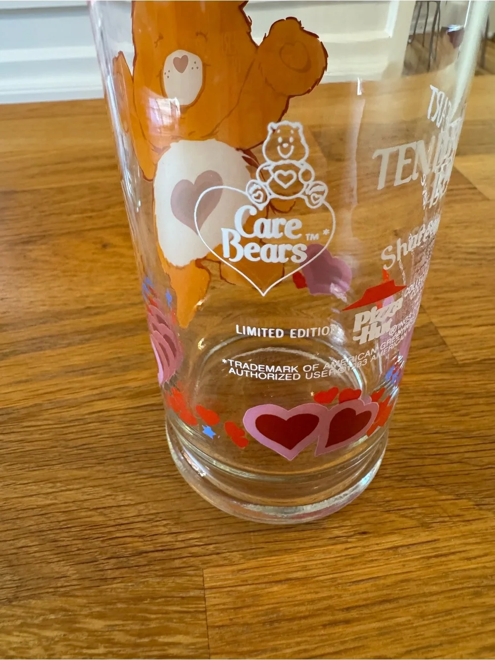 🌈 Vintage 1983 Pizza Hut Care Bears Glasses | Grumpy Bear & Tenderheart Bear